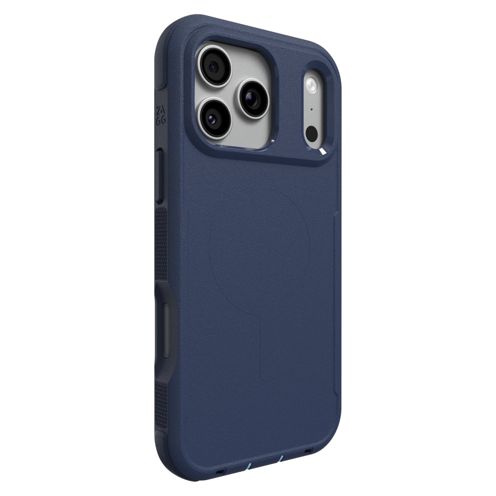 ZAGG Teton Snap Case with Kickstand & Holster – Navy Blue – iPhone 18 Pro Max / 17 Pro Max